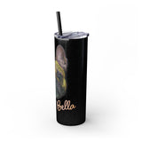 Bella Haddad Custom Skinny Tumbler with Straw