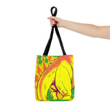 Tie Dye Brachiosaurus Butt Tote Bag