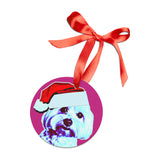 Maltese Ornament with Your Pet's Name!