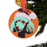 Poodle (Standard) Ornament with Your Pet's Name!