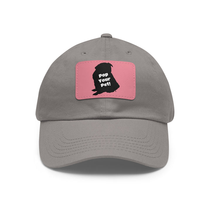 Pop Your Pet! Pet Parent Hat with Leather Patch