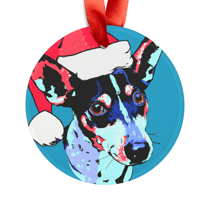 Rat Terrier Ornament with Your Pet's Name!