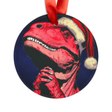 Oh Roarry Night Dino Ornament with Ribbon