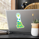 Hi Pal Cat Kiss-Cut Vinyl Sticker