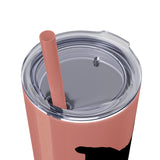 Pop Your Pet! Custom Skinny Tumbler with Straw