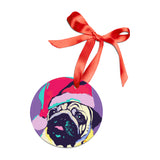 Pug Ornament with Your Pet's Name!