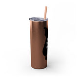 Pop Your Pet! Custom Skinny Tumbler with Straw