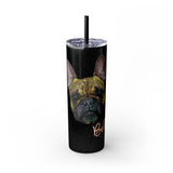 Bella Haddad Custom Skinny Tumbler with Straw