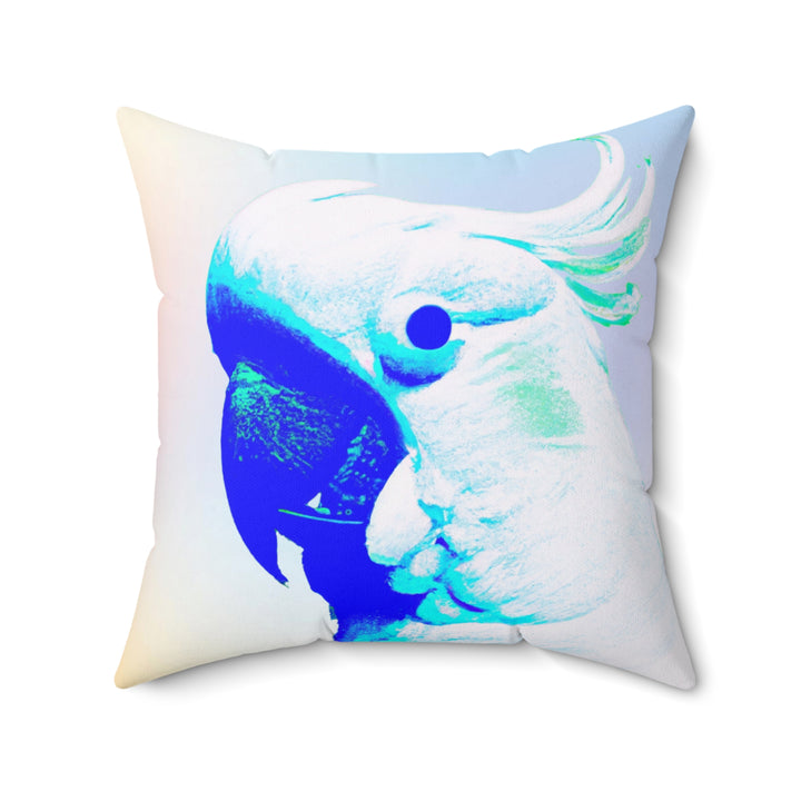 Kookie Cockatoo Accent Square Pillow