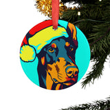 Doberman Ornament with Your Pet's Name!