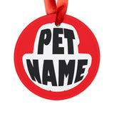 Golden Retriever Ornament with Your Pet's Name!