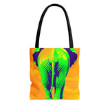 Tie Dye Elephant Butt Tote Bag