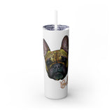 Bella Haddad Custom Skinny Tumbler with Straw