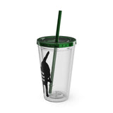 Pop Your Pet! Custom Cold Drink Tumbler with Straw, 16oz