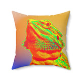 Boogie Woogie Beardie Accent Square Pillow