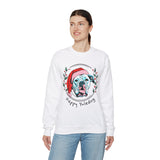 Happy Yuledog Personalized Crewneck Sweatshirt