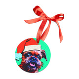 Brussels Griffon Ornament with Your Pet's Name!