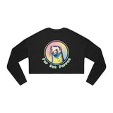 Far Out Ferret Women's Cropped Sweatshirt