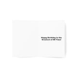 Happy Buttday Funny Goat Birthday Card