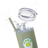 Hi Pal! Skinny Tumbler with Straw