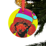 Poodle (Toy) Ornament with Your Pet's Name!