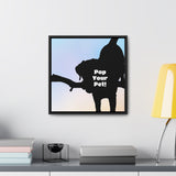 Pop Your Pet! Custom Framed Gallery Square