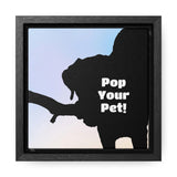 Pop Your Pet! Custom Framed Gallery Square