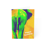 Elephant Butt Funny Birthday Card