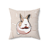 Hip Hippity Hop Accent Square Pillow