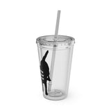 Pop Your Pet! Custom Cold Drink Tumbler with Straw, 16oz