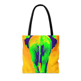 Tie Dye Elephant Butt Tote Bag