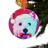 West Highland White Terrier Ornament with Your Pet's Name!