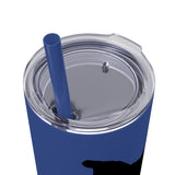 Pop Your Pet! Custom Skinny Tumbler with Straw