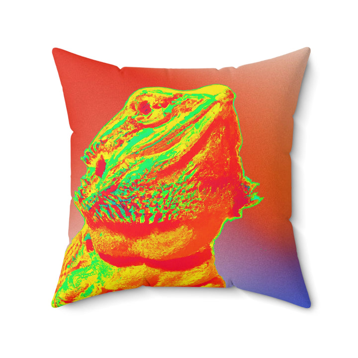 Boogie Woogie Beardie Accent Square Pillow