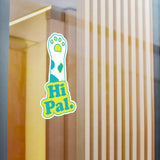 Hi Pal Cat Kiss-Cut Vinyl Sticker