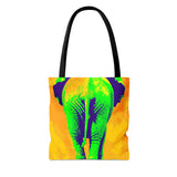 Tie Dye Elephant Butt Tote Bag