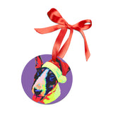 Bull Terrier Ornament with Your Pet's Name!