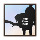 Pop Your Pet! Custom Framed Gallery Square