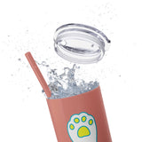 Hi Pal! Skinny Tumbler with Straw