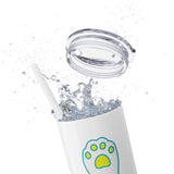 Hi Pal! Skinny Tumbler with Straw