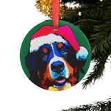 Bernese Mountain Dog Ornament with Your Pet's Name!