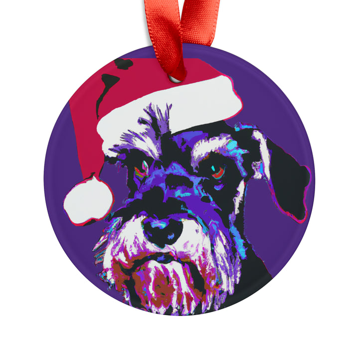 Schnauzer Ornament with Your Pet's Name!