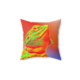 Boogie Woogie Beardie Accent Square Pillow