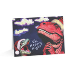 Oh Roarry Night Dino Christmas Card