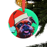 Brussels Griffon Ornament with Your Pet's Name!