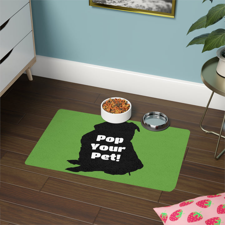 Pop Your Pet! Custom Food Mat