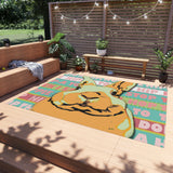 Hip Hip Hippity Hop Outdoor Rug