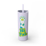 Hi Pal! Skinny Tumbler with Straw