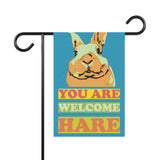 You are Welcome Hare Garden & House Banner