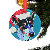 Rat Terrier Ornament with Your Pet's Name!